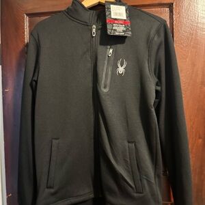 Spyder Black Full-Zip NWT